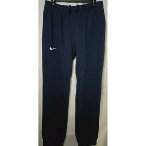 Nike Stadium Club Fleece Sweat Pants Joggers, Sz Large, Drk Blue